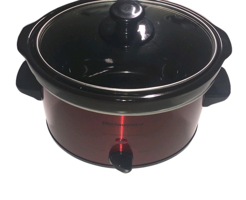 Elite Gourmet 2 Qt Electric Slow Cooker Small Crock Pot Kitchen Meal Prep New